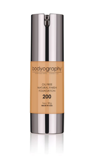 Picture of Bodyography Natural Finish Foundation Med Dark Warm 200 30ml